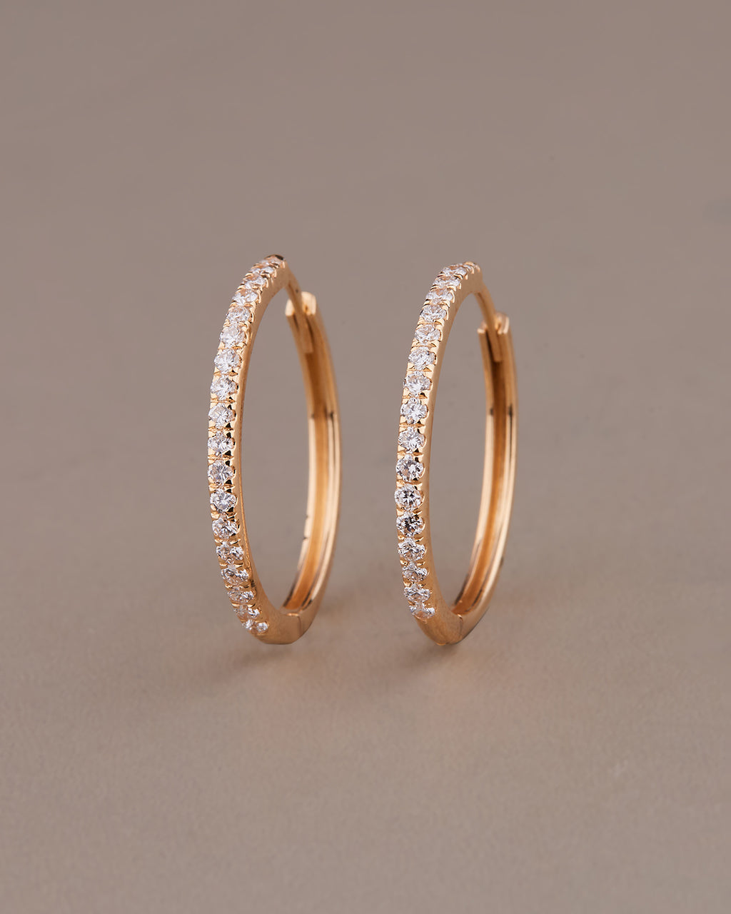 Lab Grown Diamond Hoop Earrings