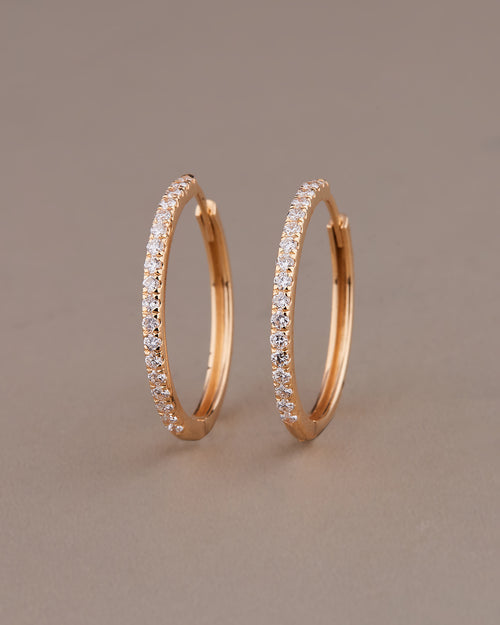 Lab Grown Diamond Hoop Earrings