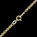 14K gold rope chain necklace by Diamond Circle