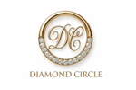 Diamond Circle Logo Pure White